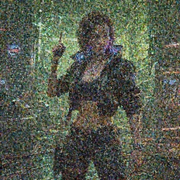 Cyberpunk 2077 in PlayStation 1 setting