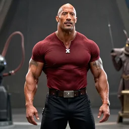 dwayne johnson as klingon from startrek