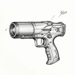 half life gravity gun, Patent drawing, blueprint