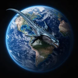 interstellar leviathan swallowing planet earth, matte painting, cinematic lighting, ultra realistic, trending on artstation
