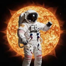 the first human astronaut on the sun