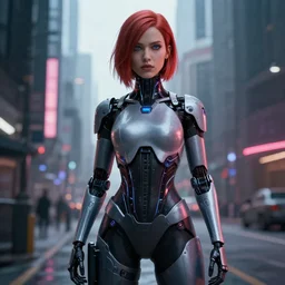 Bella Poarch as CyberLife android from Detroit: Become Human