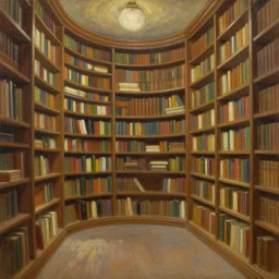 Library of Bebel oil painting