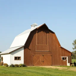 a beautiful barn