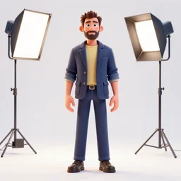 full body 3d render of La Casa de Papel studio lighting, white background, blender, trending on artstation, 8k, highly detailed, disney pixar 3D style