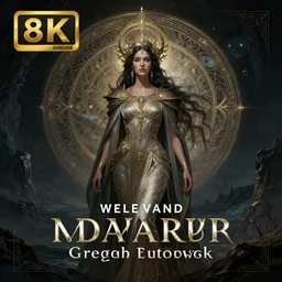 lunar goddess, fine art, awesome fantasy book cover on pinterest, award winning, dark fantasy landscape, fantasy magic, intricate, elegant, sharp focus, cinematic lighting, highly detailed, digital painting, concept art, art by wlop and artgerm and greg rutkowski, masterpiece, trending on artstation, 8 k