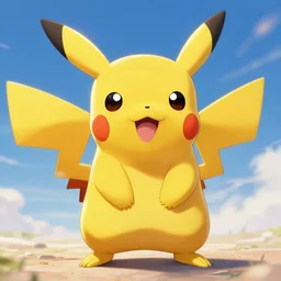 pikachu anime style highly detailed