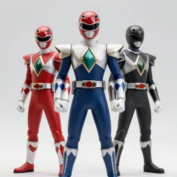 Apes as the mighty morphin power rangers