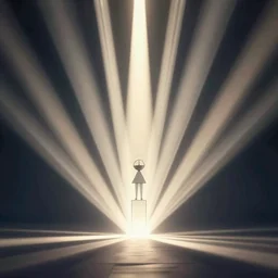 a geometry dash level made of light