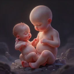 unborn soul, cinematic lighting, trending on artstation, artstationHD, artstationHQ, 8k digital painting