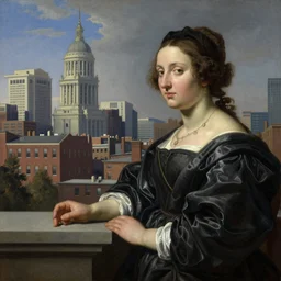 city of boston, painted by artemisia gentileschi, digital painting, 4 k