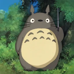 a film still of totoro in studio ghibli's Only Yesterday 1991 animation