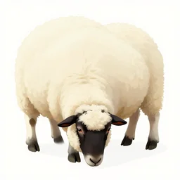 hungry sheep