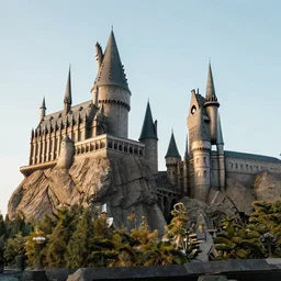 hogwarts castle modern architecture style