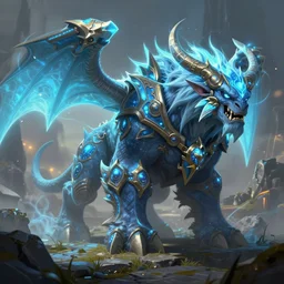 mount epic ashhide mushan beast screenshot world of warcraft mounts worldboss bioluminecant light concept sketch art and by feng zhu alena aenami artworks in 4 k beeple, by thomas kinkade heartstone overwatch blizzard 3 d rtx hdr
