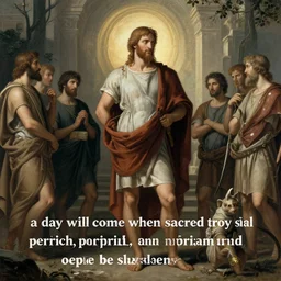 a day will come when sacred troy shall perish, and priam and his people shall be slain