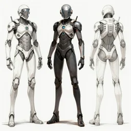 concept art, stylized proportions, very long legs, broad shoulders, concept design, sketch, human character, science fiction suit, helmet, trending on artstation