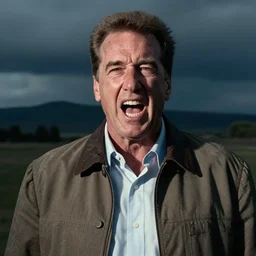 arnold schwarzenegger screaming on a bad acid trip