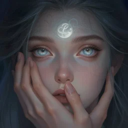 ilya kuvshinov's photography, wonderful eyes, gentle hands, serene, dreamy, moonlight, deep focus, d & d, fantasy, complex, elegant, highly detailed, digital painting, artstation, concept art, matte, clear focus, illustration, hearthstone, artgerm art, greg rutkovsky and alphonse mucha