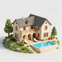 award winning photo of an ultra detailed high quality!! an old house with swimmingpool on the hills in the dordogne in france, beautiful colorful sunset. summer. highly detailed, trees and flowers, depth of field, beautiful landscape, me standing there