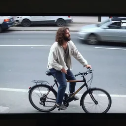 security camera footage of jesus stealing a bike, cctv video