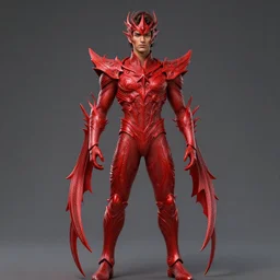 full body portrait of avan jogia as a red magical star guardian. detailed face, concept art, intricate, highly detailed 8 k, smooth, sharp focus, handsome and aesthetic shape of face and body, artgerm, artstation, art by zexi guo and nira and junpei suzuki and gharliera and rinotuna