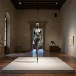 antony gormley -'body space time'exhibition view galleria continua, san gimignano. photo : ela bialkowska, okno studio