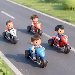 babies doing illegal street racing