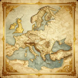 map of the underworld on old aged paper with golden border, elegant, highly detailed, ray tracing, digital painting, artstation, concept art, smooth, sharp focus, illustration, art by artgerm and greg rutkowski and alphonse mucha, 8 k