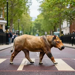 subgenus hippotigris crossing abbey road in london