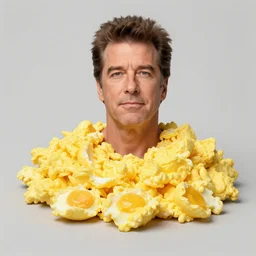 scrambled eggs resembling jeff goldblum