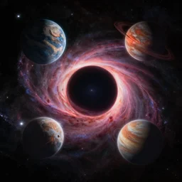 the big bang, science, planets, black hole, quasar, star