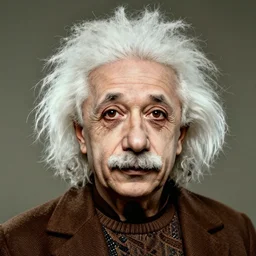 a portrait of a 1 9 6 0 s hippie looking like albert einstein