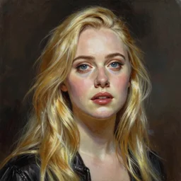ultra realistic portrait painting of elle fanning in the world of adam wyeth, art by frank frazetta, 4 k, ultra realistic, highly detailed, epic lighting