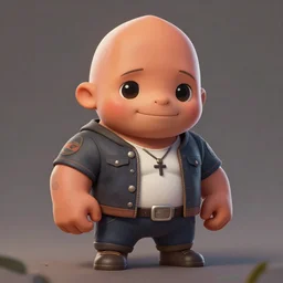 cute little anthropomorphic dwayne johnson cute and adorable, pretty, beautiful, dnd character art portrait, matte fantasy painting, deviantart artstation, by jason felix by steve argyle by tyler jacobson by peter mohrbacher, cinema