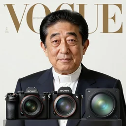 shinzo abe is the new pope, ( sony a 7 r iv, symmetric balance, polarizing filter, photolab, lightroom, 4 k, dolby vision, photography award, vogue, perfect face )