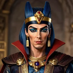 a highly detailed bastet portrait of stephen strange, james gurney, james jean