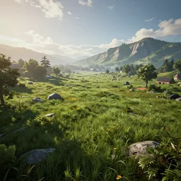 Landscape, Unreal Engine 5, RTX, Cinema4D, AAA Game