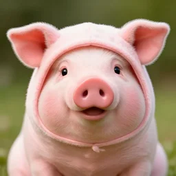 a pig in a pig costume