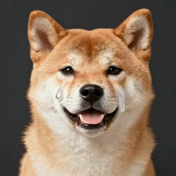 Crying Shiba Inu, art by Donato Giancola and Bayard Wu, digital art, trending on artstation