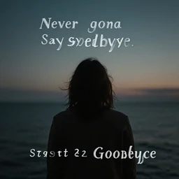 never gonna say goodbye, photo