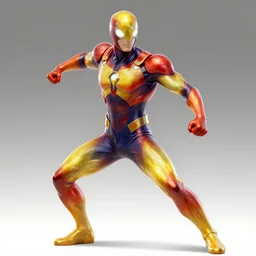 translucent realistic slim muscular vibrant color armored suit superhero in battle, fantasy digital art, vivid color style artstation, style greg rutkowski and frank frazetta and mucha and richard corben, octane render, unreal engine 6, epic game graphics, fantasy, conceptual art, ray tracing