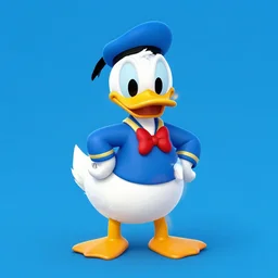 fractal donald duck