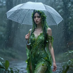 🍃⛈ goddess of the rainfall, style artstation, style greg rutkowsk, octane render, unreal engine 6, epic game graphics, fantasy, cyberpunk, conceptual art, ray tracing