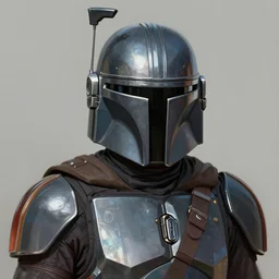 portrait of a man by greg rutkowski, gabriel luna as a helmetless mandalorian warrior from star wars expanded universe, highly detailed portrait, digital painting, artstation, concept art, smooth, sharp foccus ilustration, artstation hq