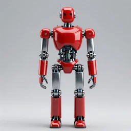 robbie is a humanoid robot who stands about eight feet tall and has a metal frame covered with metallic skin. he has two red eyes that glow brightly. he had two arms, and two legs, which allowed him to walk and run. robbie was designed to be a servant.