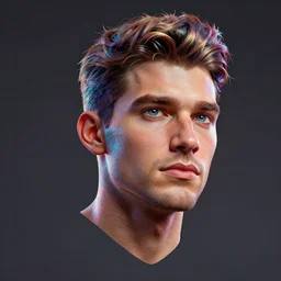 floating under portrait made out of paint, photography, highly detailed, beautiful, realistic, holographic undertones, highly saturated colors, epic comic book art, improbable, octane render