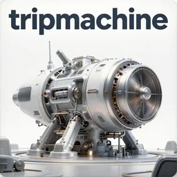 album art, tripmachine, album is called tripmachine, photo of a huge futuristic dieselpunk machinery inside a computer, 8 k, fluorescent colors, halluzinogenic, multicolored, exaggerated detailed, front shot, 3 d render, octane