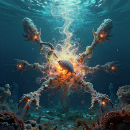 creatures infusion gravitational image underwater astrophotography indiegamedev sumptuous contemporaryart sukh fractal submerged [... ] natgeo fractal apocalyptic illustration groundwater venetian