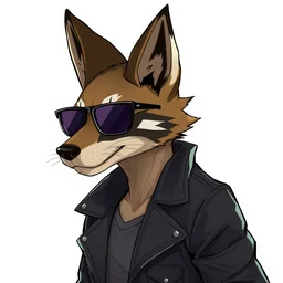 an anthropomorphic jackal anubis wearing sunglasses and a leather jacket, by kawacy, trending on pixiv, anime, furry art, trending on furaffinity